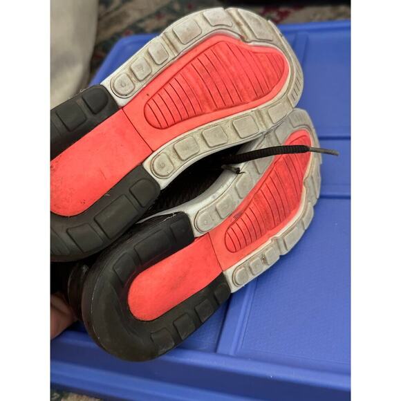 Nike Black White Air Max 270 Lace Up Sneaker Shoes Size 1Y - Picture 6 of 7